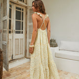 Willow Bloom Maxi Dress Yellow