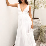 Pure Delights Maxi Dress White