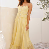 Understand It Maxi Dress Yellow