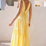 Pure Delights Maxi Dress Yellow