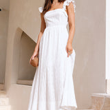 Salty Air Maxi Dress White