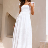 Salty Air Maxi Dress White