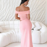 Coastal Reverie Maxi Dress Pink