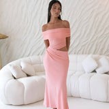 Coastal Reverie Maxi Dress Pink