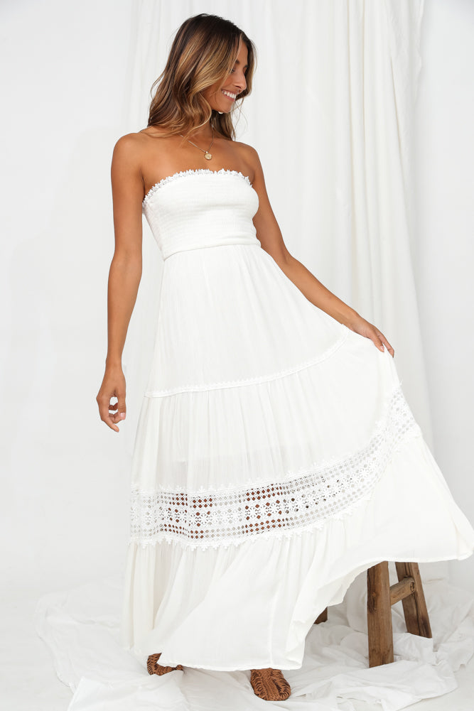 Agatha Maxi Dress White