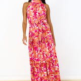 Peach Pie Maxi Dress Pink