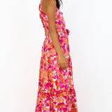 Peach Pie Maxi Dress Pink