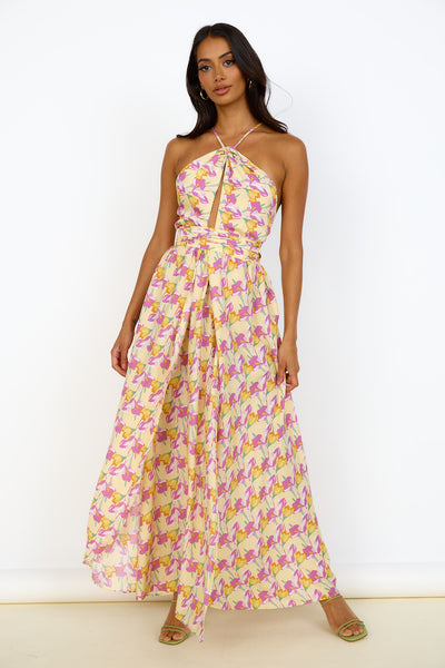 Celestial Dreams Maxi Dress Floral