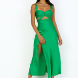 Ivy Grows Maxi Dress Green