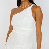 Snowy Mountain Maxi Dress White