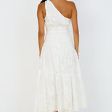 Snowy Mountain Maxi Dress White