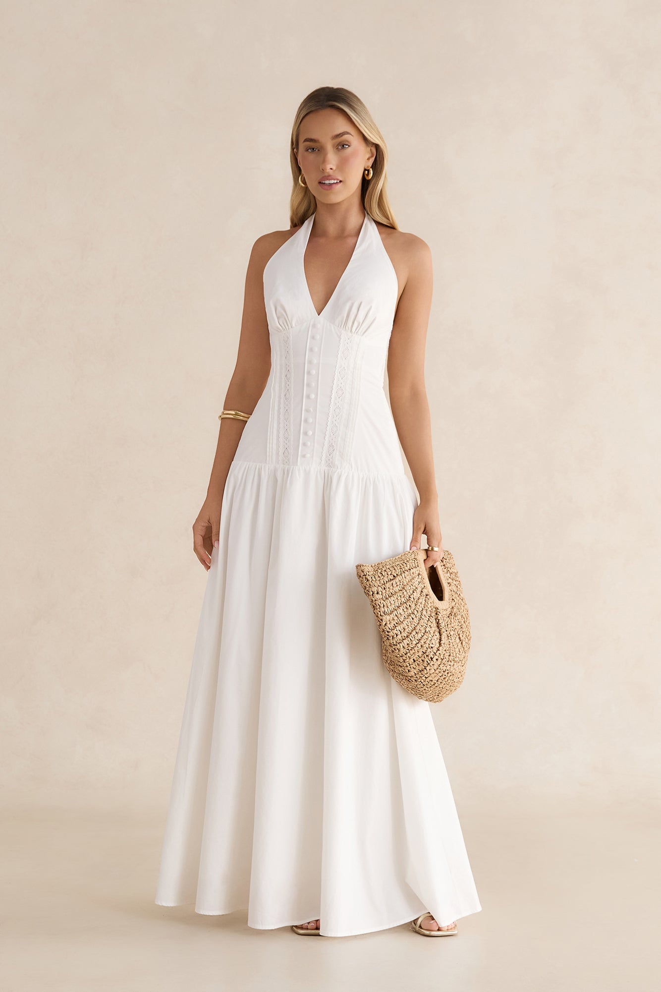 white lace maxi dress australia Charlotte White Lace Maxi Dress
