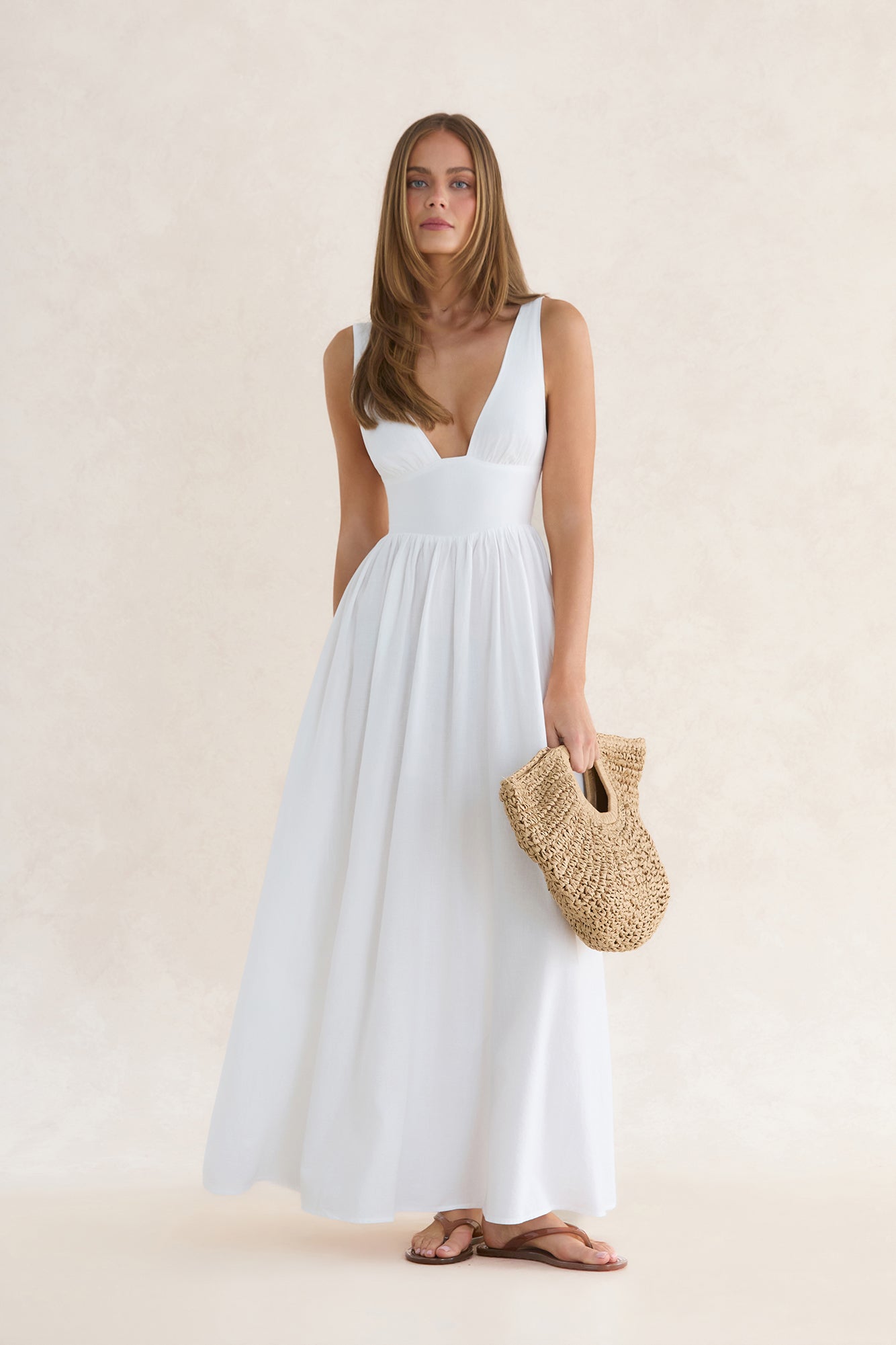 Enchanted Ever After Maxi Dress White