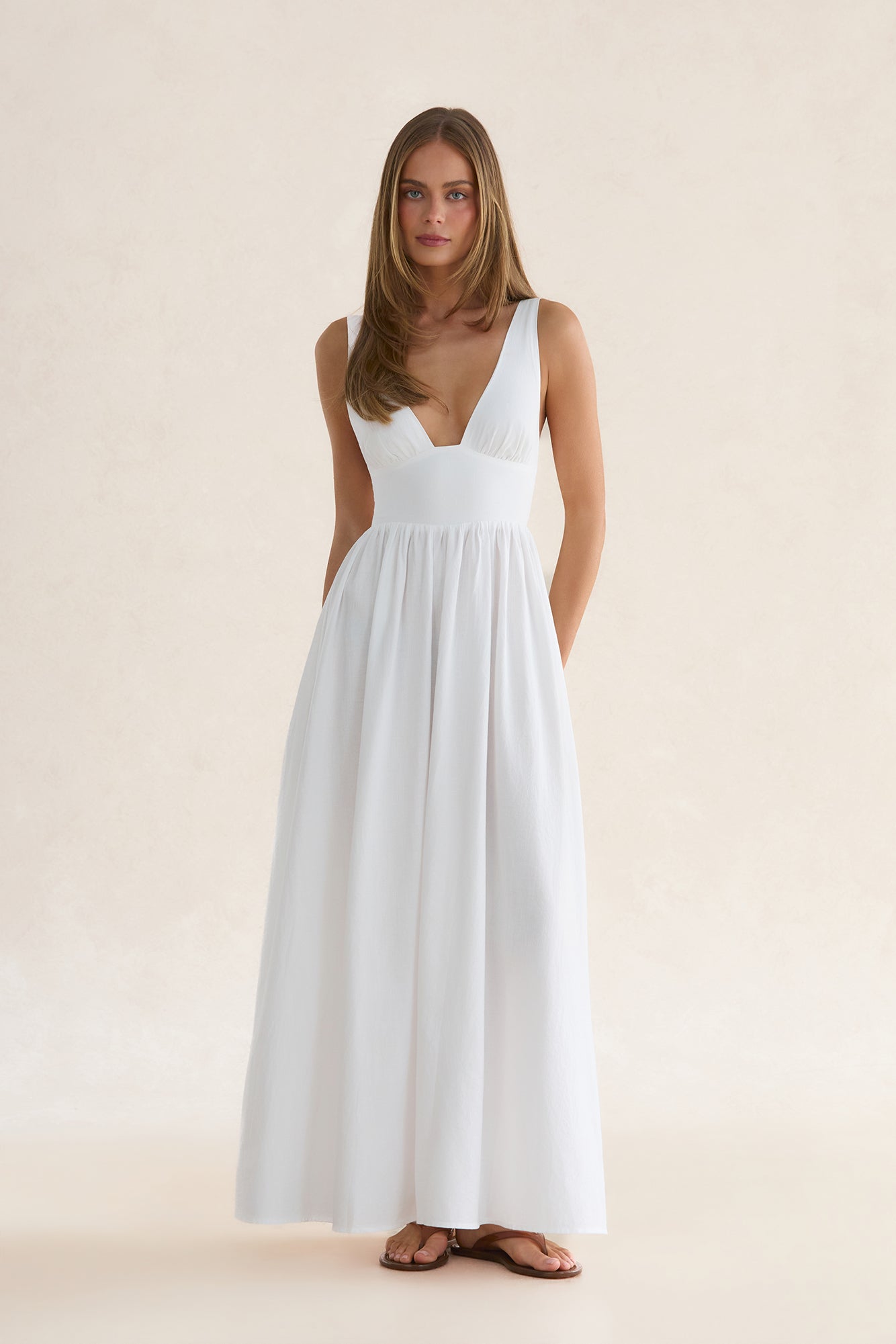 Enchanted Ever After Maxi Dress White