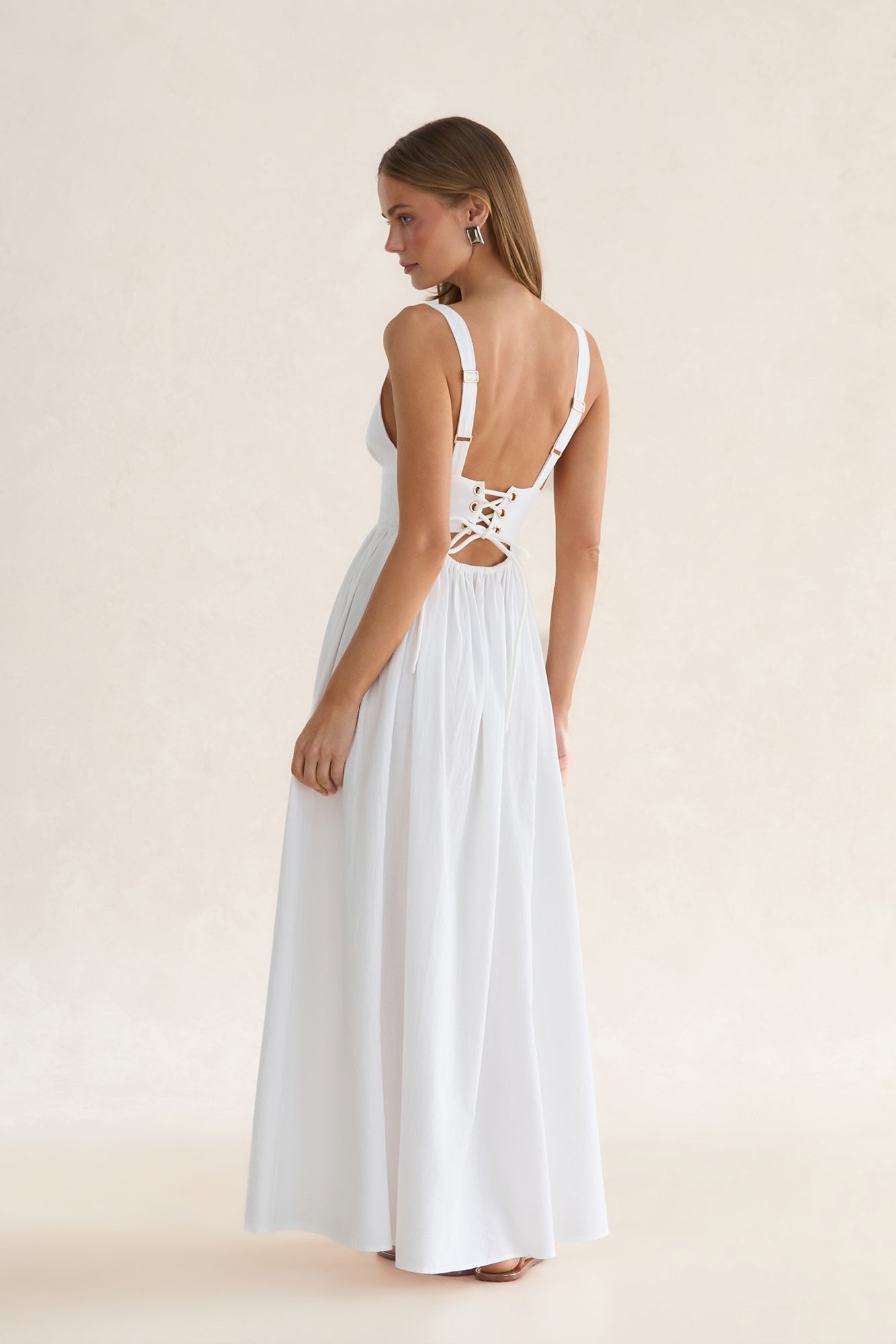 Enchanted Ever After Maxi Dress White
