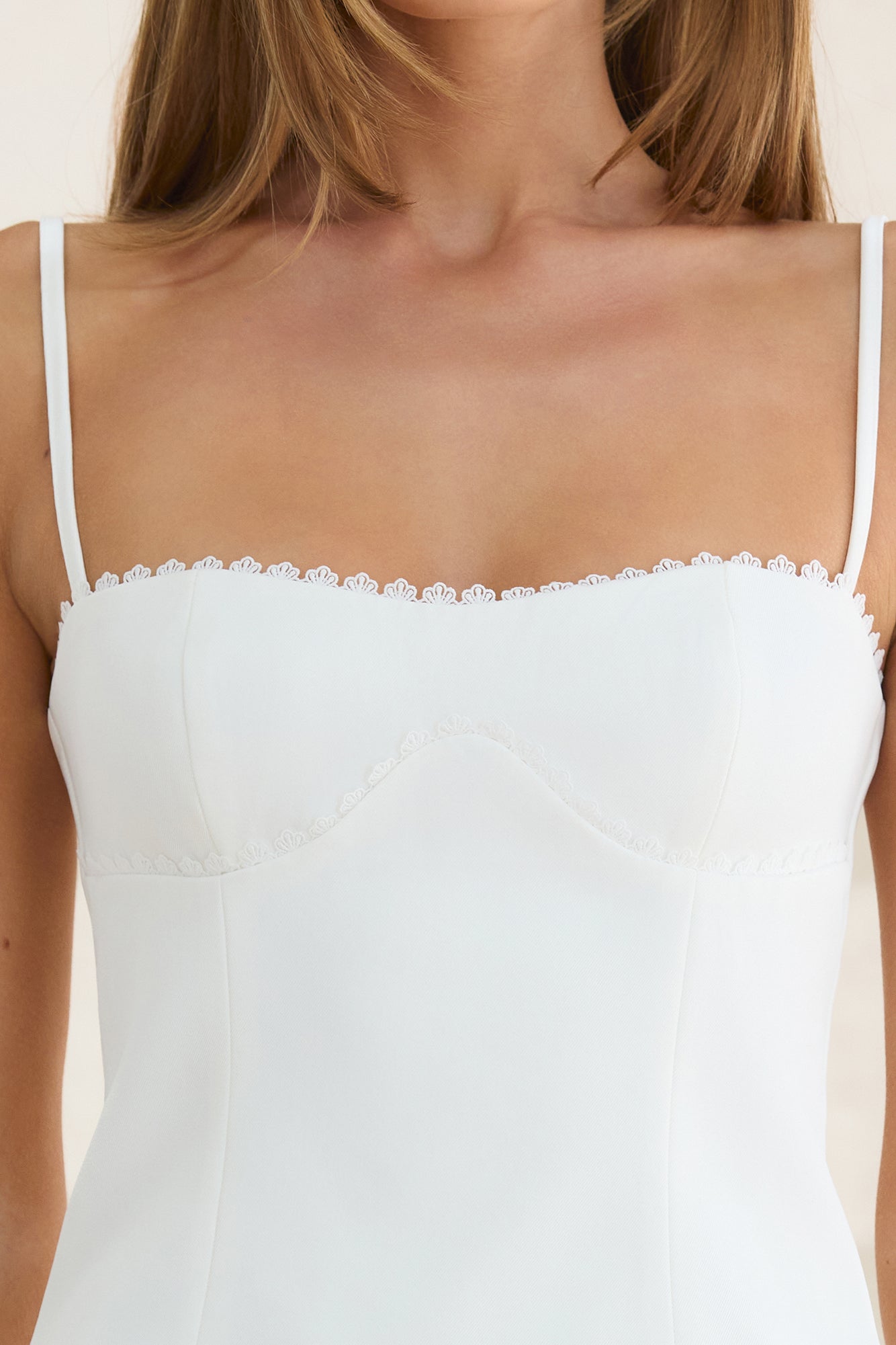 Sophisticated Girl Top White
