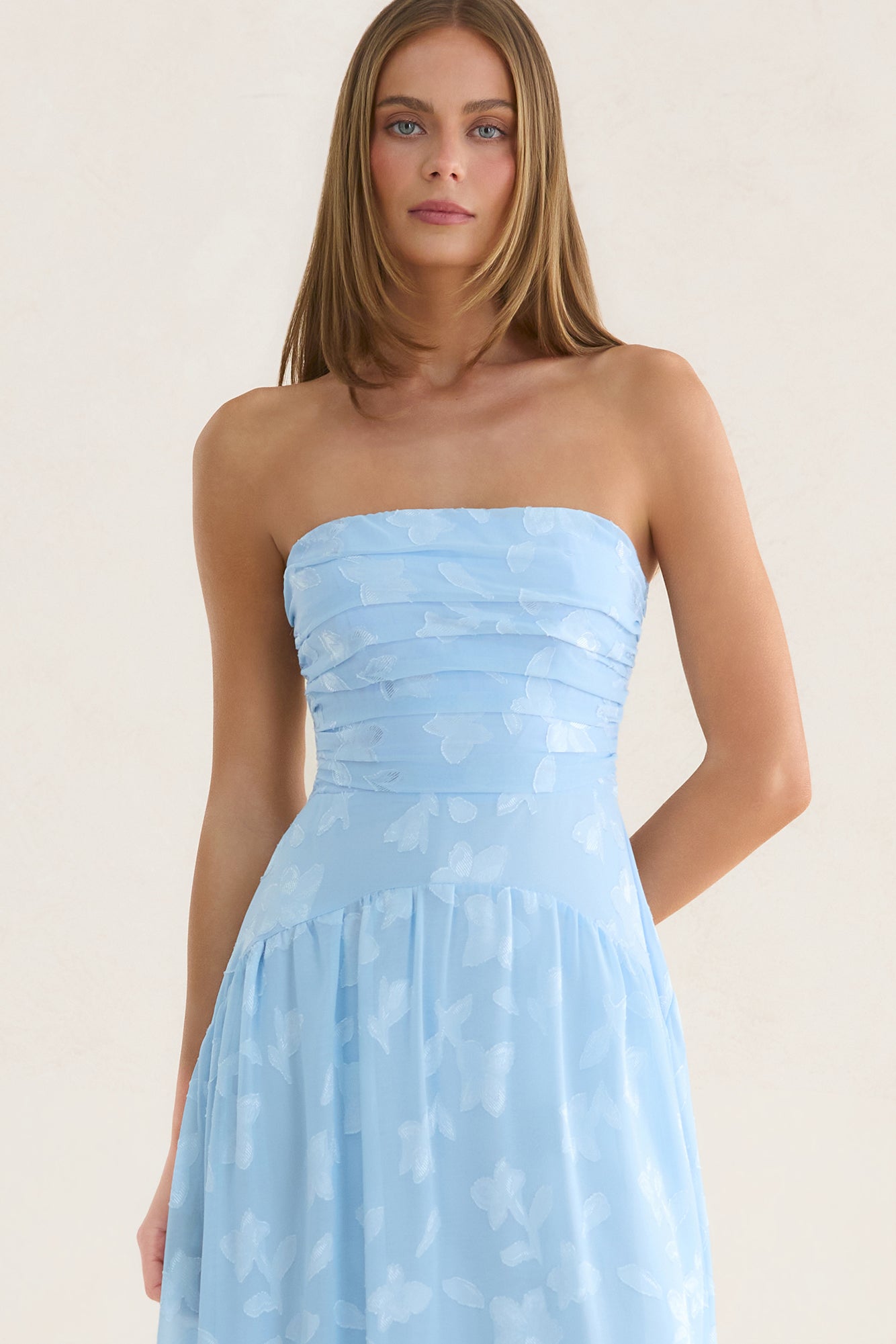 Genevieve Strapless Maxi Dress