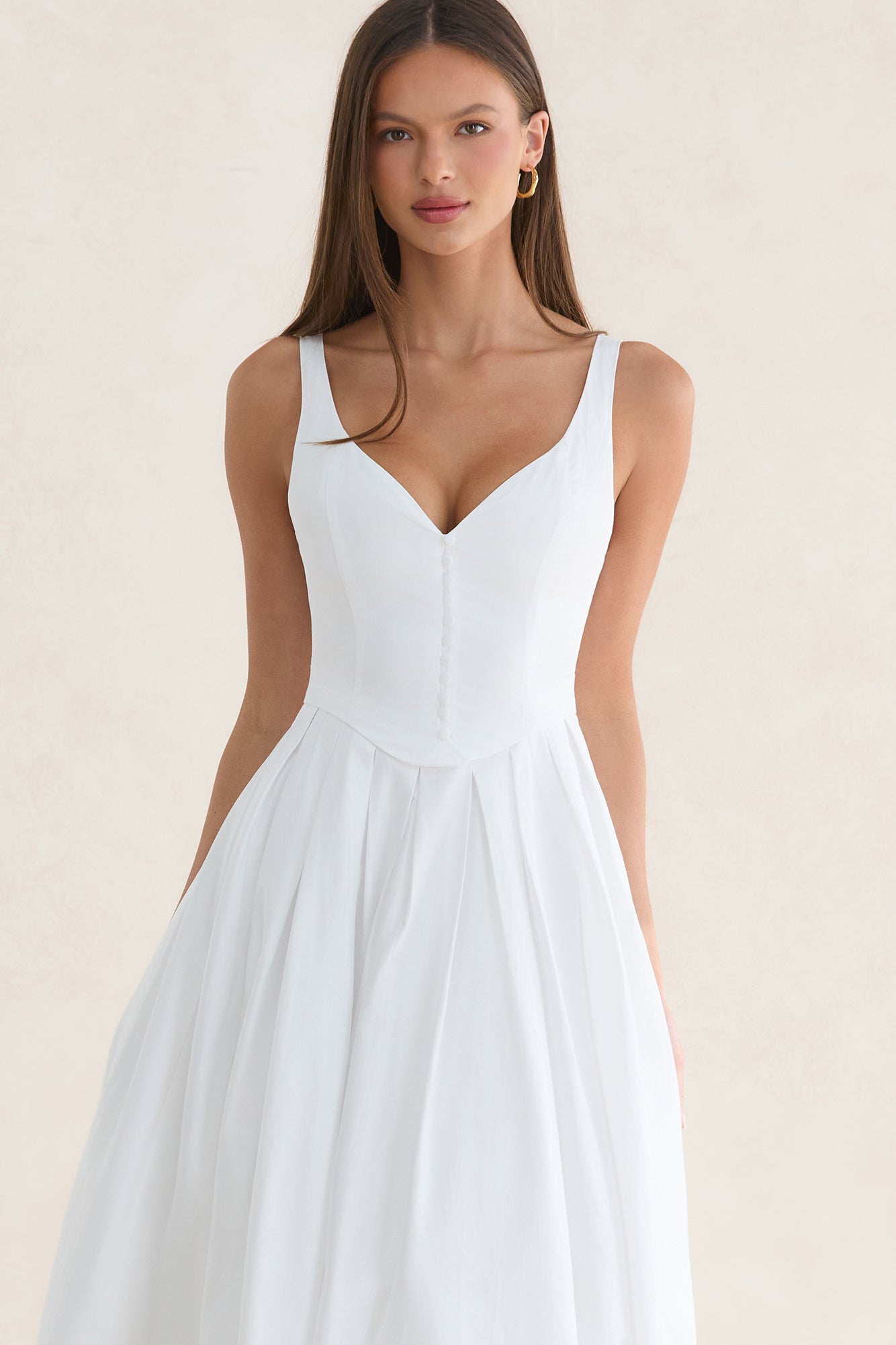 Femme Edition Midi Dress White