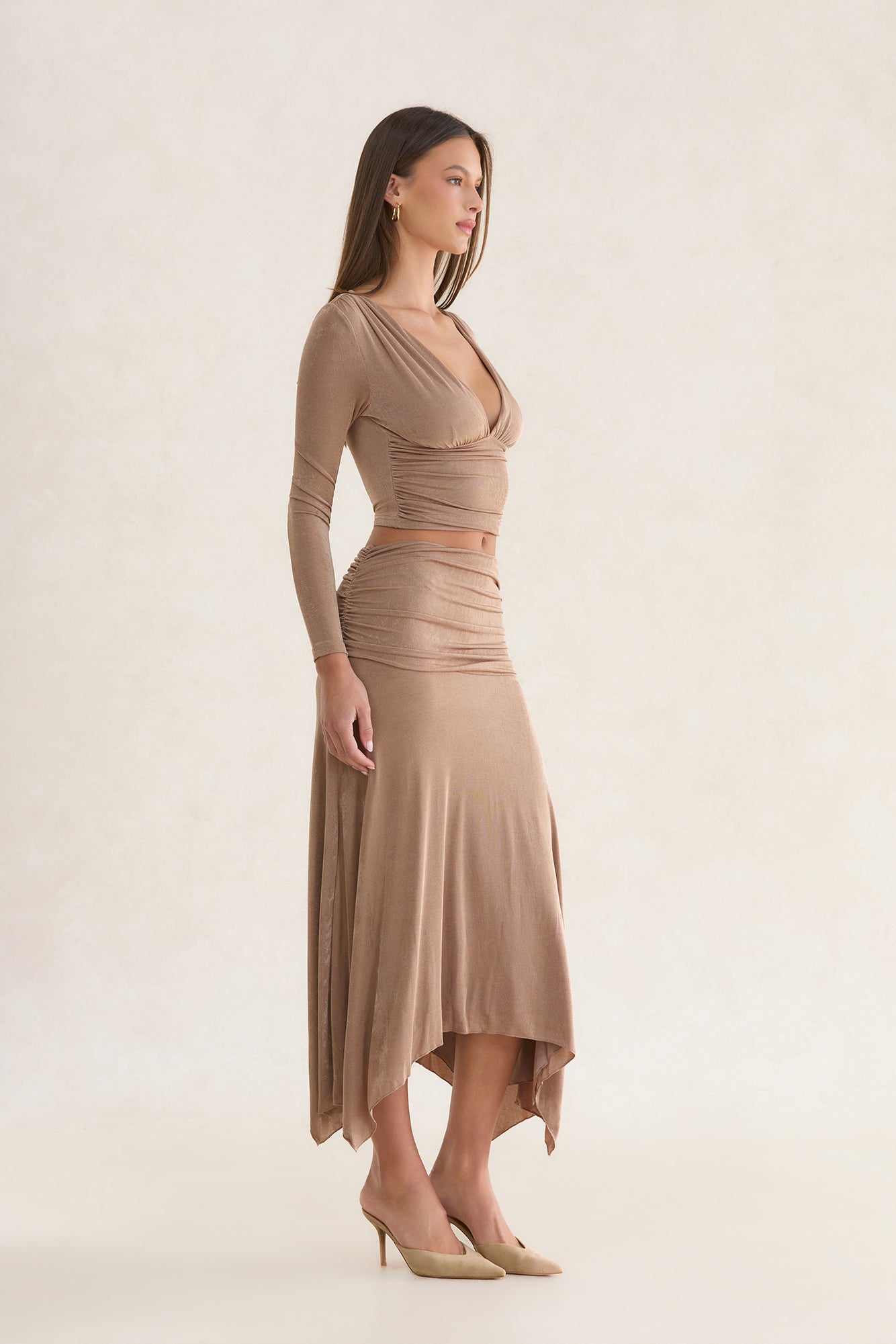 Editorial Evening Maxi Skirt Mocha