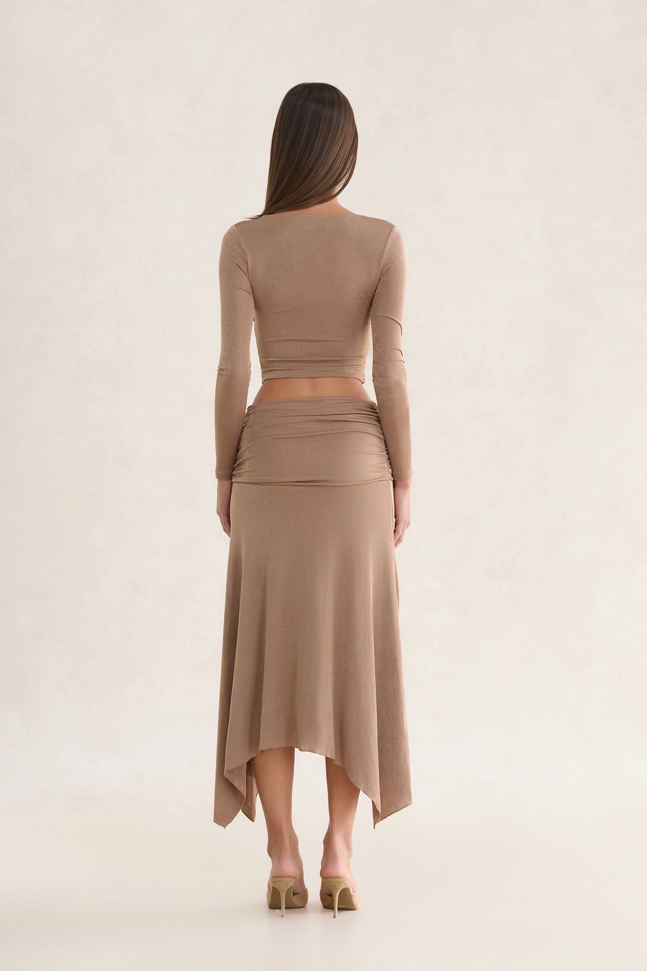 Editorial Evening Maxi Skirt Mocha