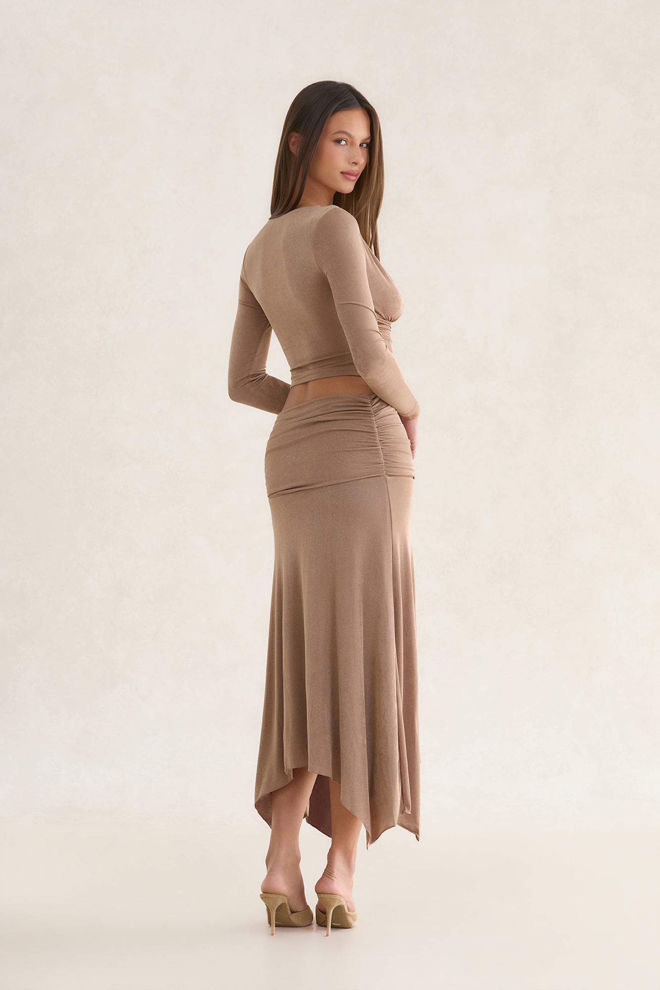 Editorial Evening Maxi Skirt Mocha