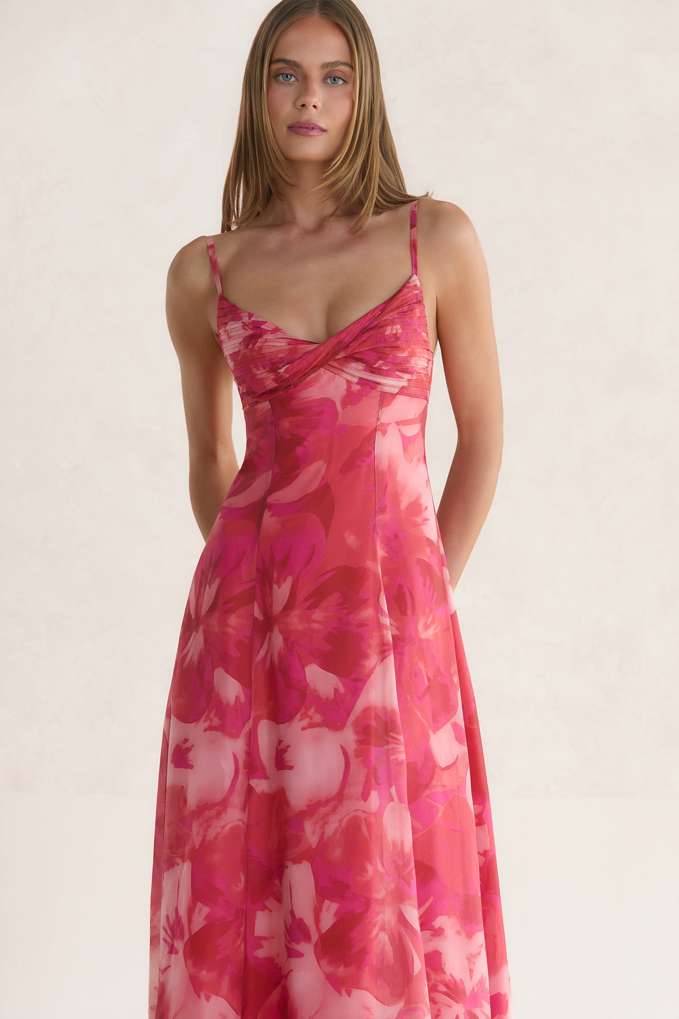 Pirouette Maxi Dress Red