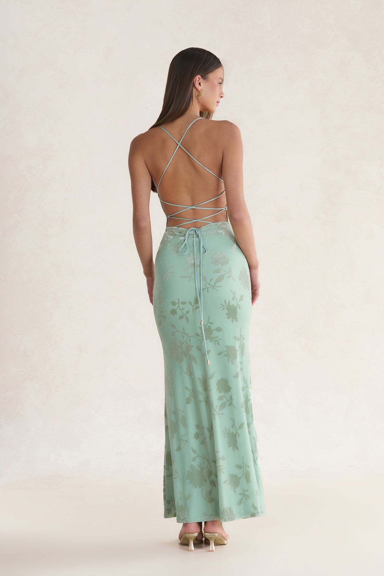 Group Chat Maxi Dress Sage