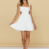 Open Conversations Dress White