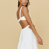 Open Conversations Dress White