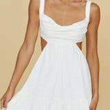 Open Conversations Dress White