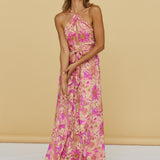 Sunset Shadows Maxi Dress Purple