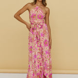 Sunset Shadows Maxi Dress Purple