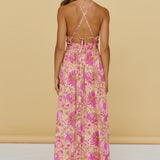 Sunset Shadows Maxi Dress Purple