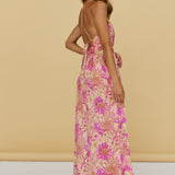 Sunset Shadows Maxi Dress Purple