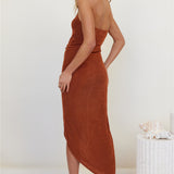 Neptunia Maxi Dress Brown