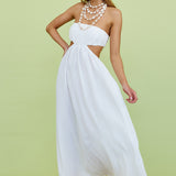 Delphina Maxi Dress White