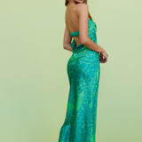 Fresh Bloom Maxi Dress Green