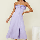 Soft Melody Maxi Dress Purple