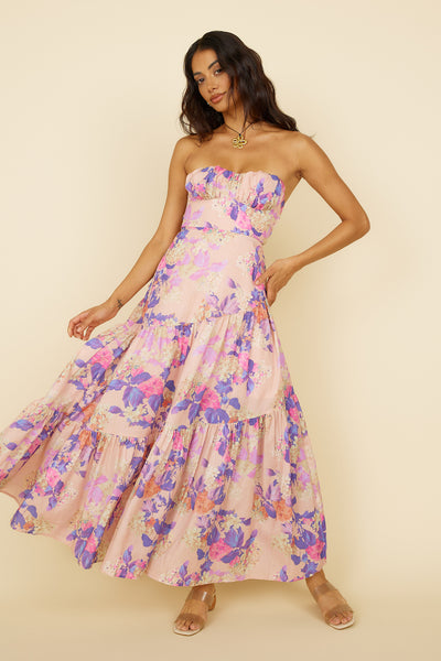 Hear Me Now Maxi Dress Pink