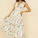 Through the Trees Maxi Dress White