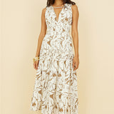 Through the Trees Maxi Dress White