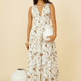 Through the Trees Maxi Dress White