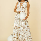 Through the Trees Maxi Dress White