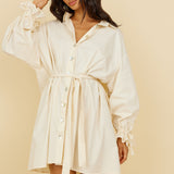 Lovely Days Mini Dress Cream