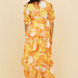 Inflorescence Maxi Dress Yellow