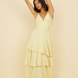 Oh Sunflower Dreams Maxi Dress Yellow