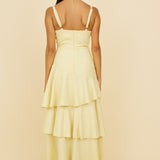 Oh Sunflower Dreams Maxi Dress Yellow