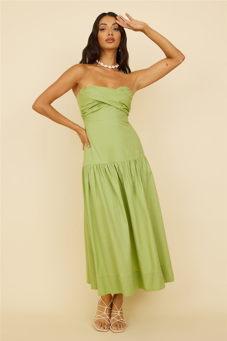 Green Linen Dresses | Fortunate One Green Linen Dresses | Fortunate One
