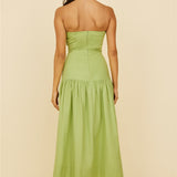 Azaleana Midi Dress Green