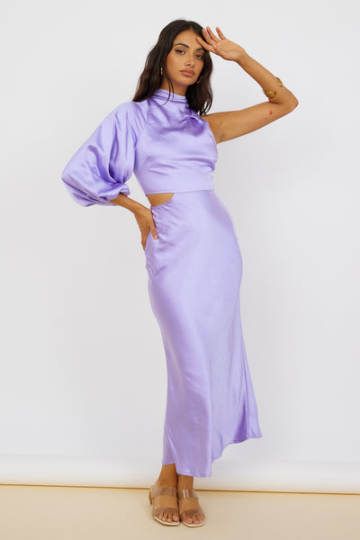 Love Spiral Maxi Dress Purple